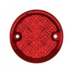30 LED 3" Dual Function Reflector Double Face Light Kit - Amber & Red LED/Amber & Red Lens - Image 2