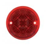 30 LED 3" Dual Function Reflector Double Face Light Kit - Amber & Red LED/Amber & Red Lens - Image 3