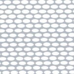 304 Stainless Grille Mesh For Peterbilt 379 With Extended Hood - Alternating Oval Holes - Image 2