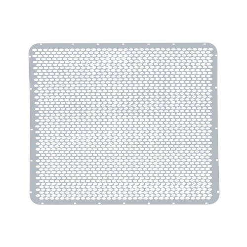 304 Stainless Grille Mesh For Peterbilt 379 With Extended Hood - Alternating Oval Holes