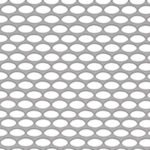 304 Stainless Grille Mesh For Peterbilt 379 With Short Hood - Alternating Oval Holes - Image 2