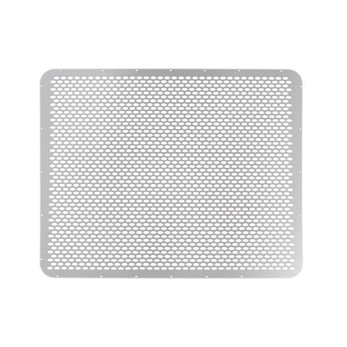 304 Stainless Grille Mesh For Peterbilt 379 With Short Hood - Alternating Oval Holes