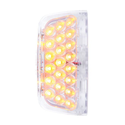 31 LED Turn Signal Light For 1987-2007 Peterbilt 379/378/357 - Amber LED/Clear Lens