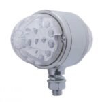 34 LED Reflector Double Face Light - Amber & Red LED/Clear Lens