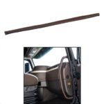 35" Driver Assist Grab Bar Cover - Brown Engineered Leather - Image 3