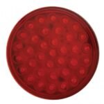 36 LED 4" Round Light (Stop, Turn & Tail) - Red/Red Lens (Bulk) - Image 2