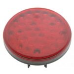 36 LED 4" Round Light (Stop, Turn & Tail) - Red/Red Lens (Bulk) - Image 3