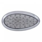 39 Amber LED Freightliner Cascadia Teardrop Signal Light - Clear Lens