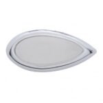 39 LED "Teardrop" Auxiliary Light With Bezel - Amber LED/Chrome Lens - Image 2