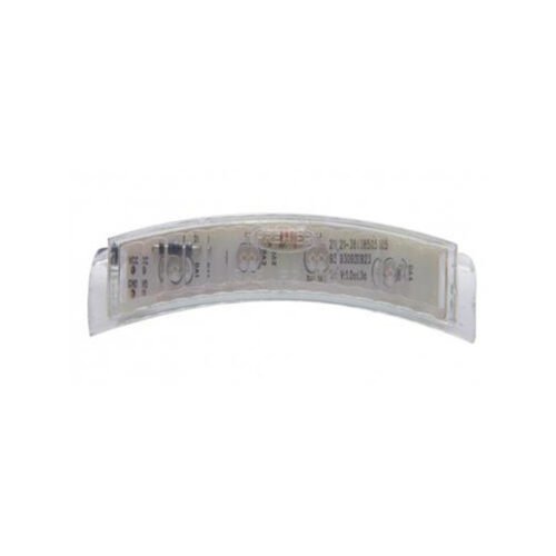 4 LED Dual Function Headlight Turn Signal Light - Amber LED/Clear Lens (Bulk)