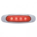 4 LED Reflector Light (Clearance/Marker) - Red LED/Red Lens (Bulk)