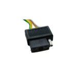 4-Way Flat Molded Female Trailer Connector w/ Polarized Plugs, 1 Pc.