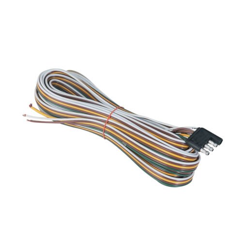 4 Way LED Trailer Light Harness - 25' Positive & Ground Leads