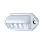 4 White LED Chrome License Plate Light/Utility Light (Bulk) - Image 3