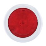 41 LED 1950 Pontiac Style Tail Light With Chrome Bezel & Red Lens - Image 2