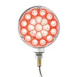 42 LED Reflector Double Face Competition Series Turn Signal Light-Amber & Red LED/Clear Lens - Image 3