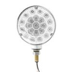42 LED Reflector Double Face Competition Series Turn Signal Light-Amber & Red LED/Clear Lens - Image 4