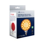 42 LED Reflector Double Face Competition Series Turn Signal Light-Amber & Red LED/Lens - Image 12