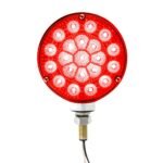 42 LED Reflector Double Face Competition Series Turn Signal Light-Amber & Red LED/Lens - Image 3