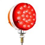 42 LED Reflector Double Face Competition Series Turn Signal Light-Amber & Red LED/Lens - Image 7