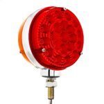42 LED Reflector Double Face Competition Series Turn Signal Light-Amber & Red LED/Lens - Image 8