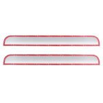 430 SS Lower Step Surface Protective Plates For 2018-2024 Freightliner Cascadia (Pair) - Image 2