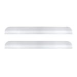 430 SS Lower Step Surface Protective Plates For 2018-2024 Freightliner Cascadia (Pair)