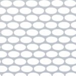 430 Stainless Grille Mesh For Peterbilt 379 With Extended Hood - Alternating Oval Holes - Image 2