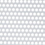 430 Stainless Grille Mesh For Peterbilt 379 With Extended Hood - Alternating Round Holes - Image 2
