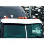 430 Stainless Plain Style Sunvisor For 2002-18 Western Star Constellation/4700 With OE Visor - Image 2