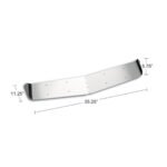 430 Stainless Plain Style Sunvisor For 2002-18 Western Star Constellation/4700 With OE Visor - Image 3