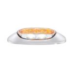 5 LED Reflector Light (Auxiliary/Utility) With Side Ditch Light - Amber LED/Clear Lens (Bulk) - Image 4