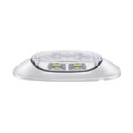 5 LED Reflector Light (Auxiliary/Utility) With Side Ditch Light - Amber LED/Clear Lens (Bulk) - Image 5
