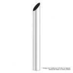 5" Mitred Plain Bottom Exhaust - 36" L