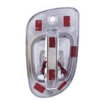 6 Amber LED Chrome Door Handle Cover for 2008-2017 Freightliner Cascadia - Passenger - Image 3