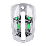 6 LED Chrome Door Handle Cover For 2018-2024 Freightliner Cascadia - Driver, Green LED