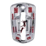 6 LED Chrome Door Handle Cover For 2018-2024 Freightliner Cascadia - Driver, Red LED - Image 4