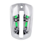 6 LED Chrome Door Handle Cover For 2018-2024 Freightliner Cascadia - Passenger, Green LED