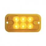 6 LED Dual Function Light - Amber LED/Amber Lens
