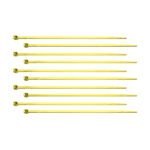 6" Nylon Cable Zip Ties - Brass (10-Pack)