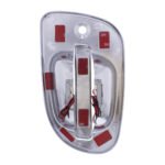 6 White LED Chrome Door Handle Cover for Freightliner - Driver - Image 3