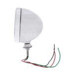 7" Chrome Dietz Style Headlight Housing Only and 34222 Pigtail (Pair) - Image 3