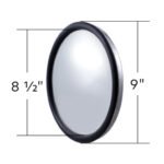 8-1/2" 430 Stainless Steel 150R Convex Mirror - Image 5