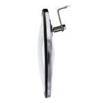 8-1/2" Chrome 320R Convex Mirror - Offset Mounting Stud - Image 4