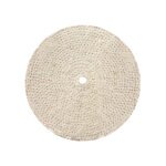 8" Muslin & Sisal Buff - 5/8" Arbor