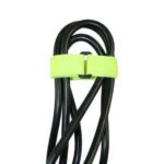 8" x 3/4"  Neon Hook & Loop Velcro Strip-Tie Fasteners with Buckle (8-Pack)