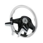 18" YourGrip Wood Candy Color Steering Wheel For 2012-2021 Peterbilt 579 & 2013-2021 Kenworth T680-Pearl White - Image 4