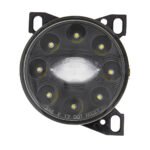 9 LED Projector Fog Light With LED Position Lights For Peterbilt 579/587 & Kenworth T660 - Black - Image 2