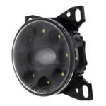 9 LED Projector Fog Light With LED Position Lights For Peterbilt 579/587 & Kenworth T660 - Black - Image 6