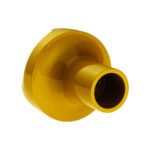 Ace Of Spades Air Valve Knob - Electric Yellow With Gloss Red Inlay - Image 4